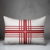 Creative Products Red Farmhouse Stripes 14x20 Indoor / Outdoor Pillow - 2 of 3