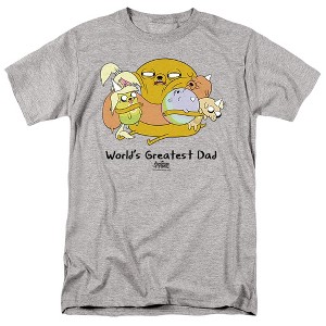 Adventure Time Worlds Greatest Dad Adult T-Shirt - 1 of 4