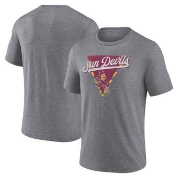 NCAA Arizona State Sun Devils Men's Gray Triblend T-Shirt