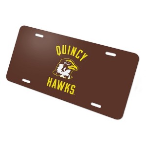 Quincy University Hawks Logo Novelty Metal Vanity Tag License Plate - 1 of 4