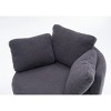 PAGED Teddy Fabric Swivel Accent Chair Modern Living Room Chairs with Back Cushion, Storage Chair for Living Room - 2 of 4