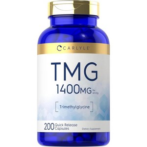 Carlyle TMG 1400mg Trimethylglycine | 200 Capsules - 1 of 2