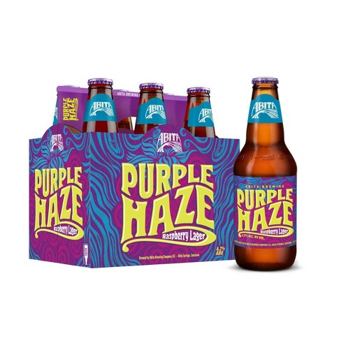 Abita Purple Haze Raspberry Lager Beer - 6pk/12 fl oz Bottles - image 1 of 4