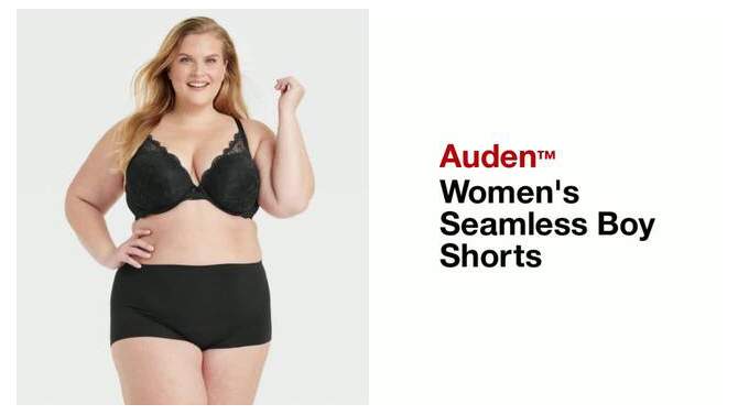 Women's Seamless Boy Shorts Underwear - Auden™, 5 of 5, play video