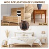 Unique Bargains Furniture Bed Sofa Table Chair Adjustable Leg Set with Screw Clamp - image 3 of 4