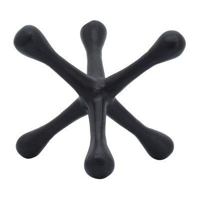 Sagebrook Home Metal Jacks Abstract Sculpture for Room, Bedroom or Office Decor, Aluminum