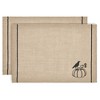 Raven Harvest Burlap Jute Placemat Set of 2 13x19 - 3 of 4