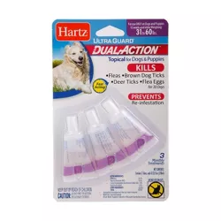 Hartz Dual Action Insect Prevention - L - 3ct
