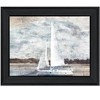 HomeRoots Sailboat on Water Black Framed Print Wall Art - 4 of 4