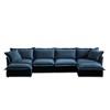 NicBex Couches for Living Room Single Deep Seat Sofa Couch Fabric Slip-covered Armchair with 1 Big Back Cushion and 2 Big Toss Pillows - 2 of 4