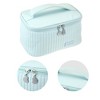 Unique Bargains Polyurethane Faux Leather Large Makeup Bag Brush Organizer for Women 1 Pc - 3 of 4