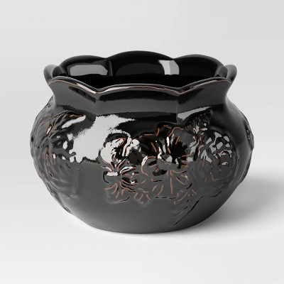 28 fl oz Stoneware Candy Bowl Black - Threshold™