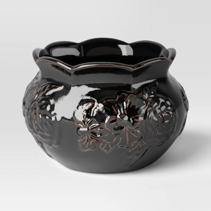 28 fl oz Stoneware Candy Bowl Black - Threshold™ - 1 of 3