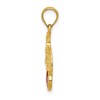 Black Bow Jewelry 14k Yellow Gold Red Enameled Cherries Pendant - 2 of 4