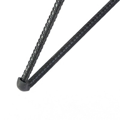 28" Industrial Saddle Seat Bar Stool in Black and Brown