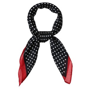 INSPIRE CHIC Women's Polka Dot Square Neckerchief Headband 27.56*27.56 inches(L*W) - 1 of 4