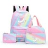 Paaaawaters Cute Pastel Rainbow Gradient Backpack Set for Kids Assorted Sizes 3-Piece - 2 of 2