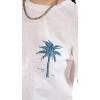 Women's "la vie est belle" Graphic Short Sleeve Knit Tee - ON THIS DAY - 3 of 4