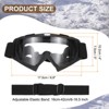 Unique Bargains Windproof Mountaineering Sky Diving Skiing Dirt Bike Motorcycle Goggle - 2 of 4