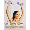 2-5LB Adjustable Dumbbells for Women, One-Twist Weight Change with Non-Slip Handle, Free Weights for Home Gym - 3 of 4