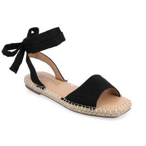 Journee Collection Womens Medium and Wide Width Emelie Tru Comfort Foam Espadrille Flat Sandals - 1 of 4