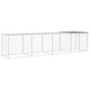 vidaXL Chicken Cage Light grey Galvanized steel 80 x 39 x 35.4 in - 2 of 4