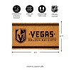 Evergreen Las Vegas Golden Knights Logo Natural Coir 28 x 16 Inches Indoor Outdoor Doormat - 2 of 4