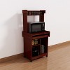 Vynxaria Multi-Functional Microwave Cart & Coffee Station with Locking Castors - 2 of 4