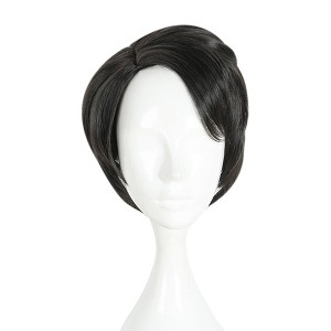 Unique Bargains Women's Wigs 12" Black with Wig Cap 150 g - 1 of 4