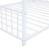 Full Size House Bed, Metal Floor Bed Frame With Roof, House Shape Bed With Metal Slats Support For Teens Kids Boys Girls, No Box Spring Needed - 4 of 4