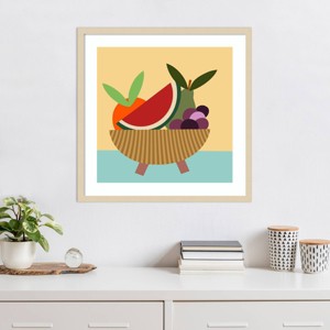 Amanti Art Graphic Fruit Bowl V by Regina Morre Framed Wall Art Print - 1 of 4