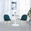 Dolonm Tulip Table Mid-century Dining Table for 2-4 people With Round Mdf Table Top, Pedestal Dining Table - 3 of 4