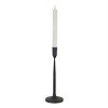 Set of 2 Black Metal Candle Holders – 10.75"H & 16.5"H – Minimalist Design – By Melrose - 3 of 3