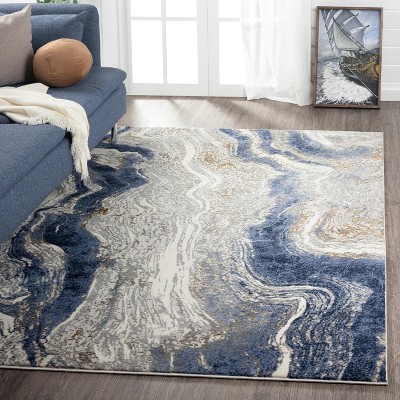 Luxe Weavers Marble Abstract Area Rug