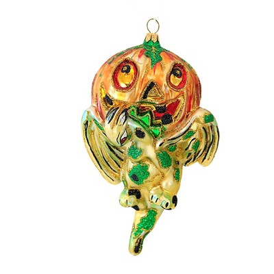 Larry Fraga 6.5 Inch Gargoyle Halloween Tree Ornament , Halloween Ornament Pumpkin (1PC)