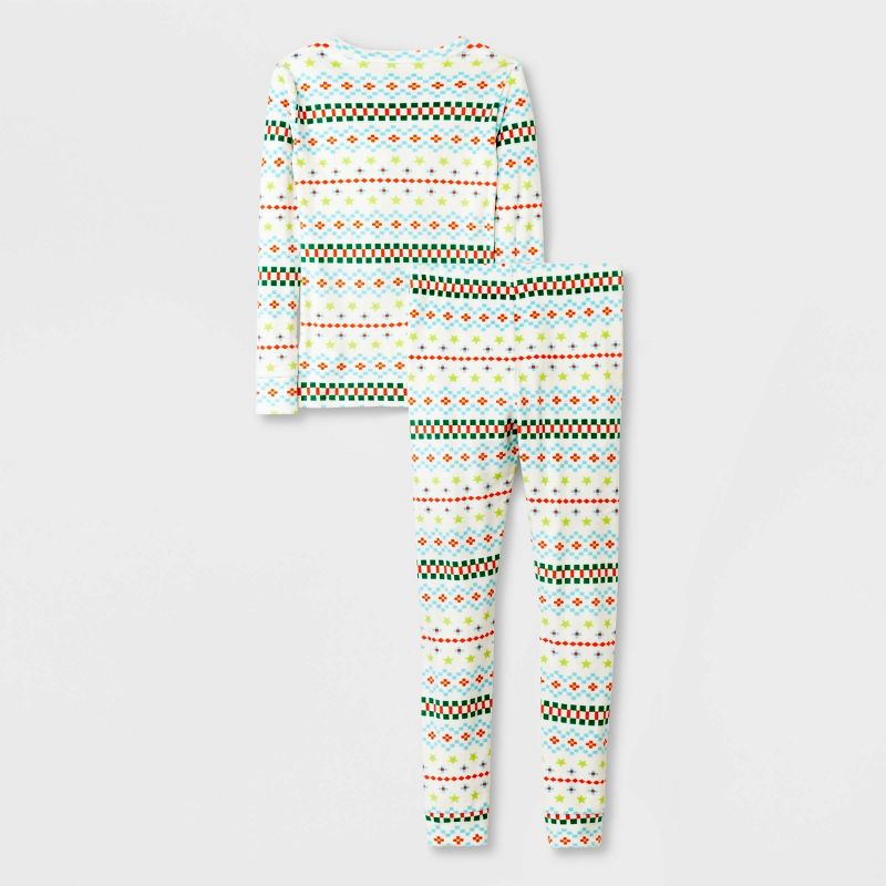 Kids&#39; 2pc Long Sleeve Snuggly Soft Snug Fit Pajama Set - Cat &#38; Jack&#8482;, 3 of 11