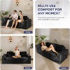 MAXYOYO 3-Seater Floor Couch, Boneless Sofa Couch for Living Room Bedroom Apartment, Sofa in a Box, No Assembly Needed - 4 of 4