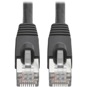 Tripp Lite Cat6a Ethernet Cable 10G STP Snagless Shielded PoE M/M Black 6ft (N262006BK) - 1 of 4