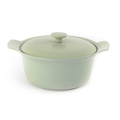BergHOFF Ron 10"  Cast Iron Covered Stockpot 4.4 Qt, Green