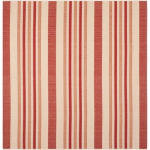 Courtyard CY7062 UV & Stain Resistant Non-Shedding Power Loomed Indoor/Outdoor Rugs - Safavieh - 1 of 4