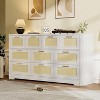 10-Drawer Dresser with Waterproof Top, Anti-Tip Kit, Modern Wood Grain, MDF Frame, for Bedroom, Living Room, Entryway - 4 of 4