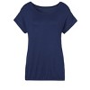 Women's Round Neckline Short Sleeve Top - LASCANA - 2 of 4