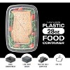 50-Pack Reusable Meal Prep Microwave Safe Food Storage , 28 oz - 1 OuCompartment Taket Box To Go, BPA - 2 of 4