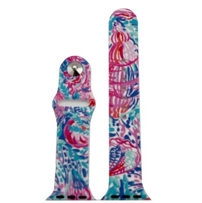 Olivia pratt printed silicone apple watch band