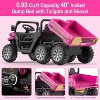 24V Electric Ride On Dump Truck for Kids, 4x75W Motors, 7AH Battery, Remote Control, LED Lights, Music, Cargo Bed - 4 of 4