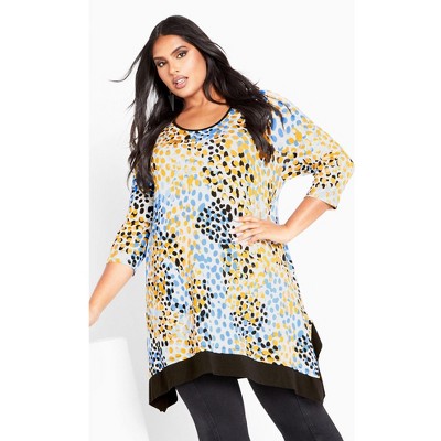 Avenue Women's Plus Size Monroe Pocket Tunic