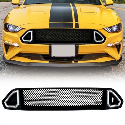 AMERICAN MODIFIED Durable and Easy To Install Upper Grille with LED DRL Turn Signal Light for 2018 to 202 Ford Mustangs