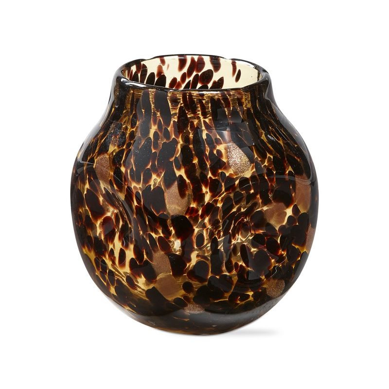 tagltd Tortoise Art Glass Vase, 1 of 3