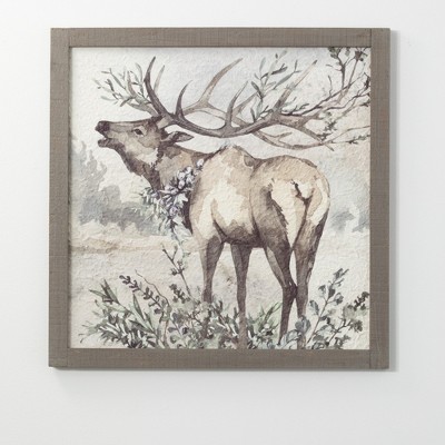 Sullivans Elk Wall Decor 24.5"H Brown