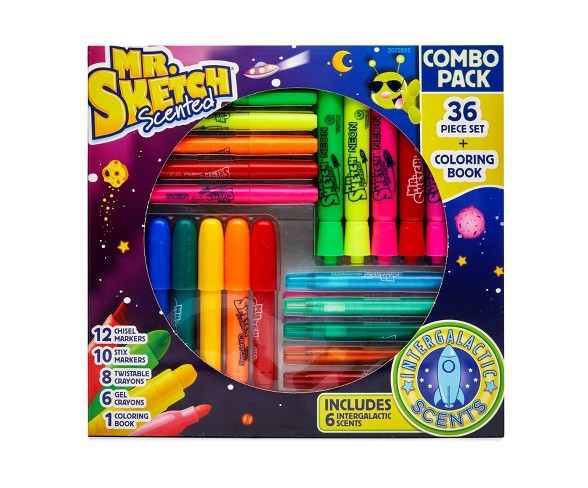 Mr Sketch Scented Gel Crayons 6 Ct